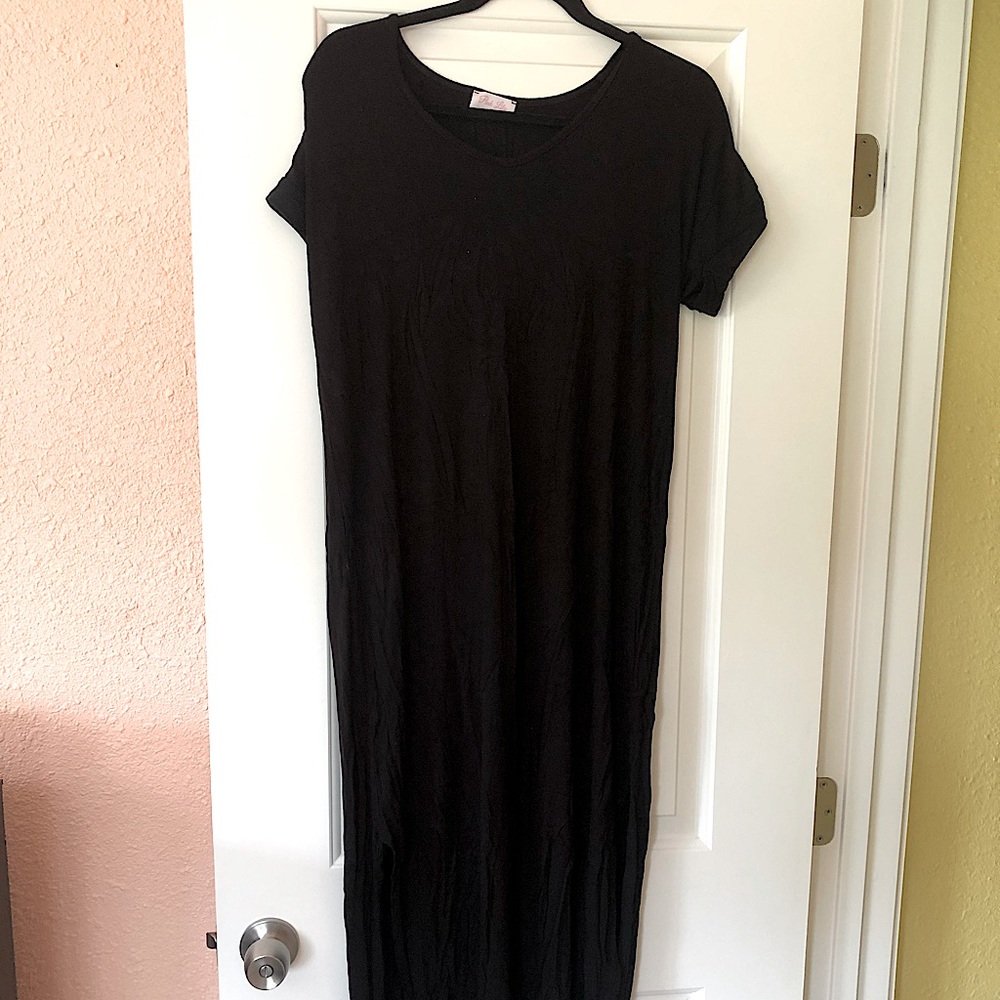 ***BLACK LONG DRESS***